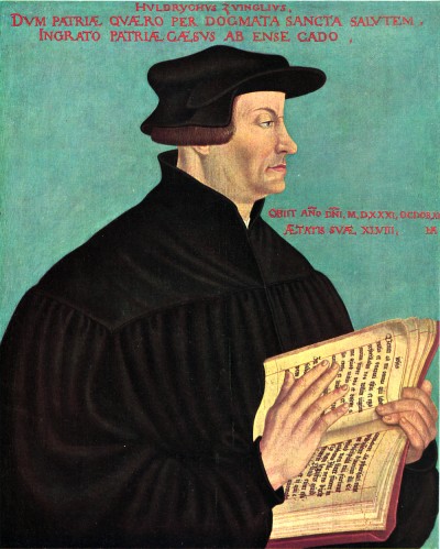 Huldyrich Zwingli: Nicht nur Zürcher Reformatoren, sondern auch Leutpriester in Einsiedeln. (Bild: zvg.)